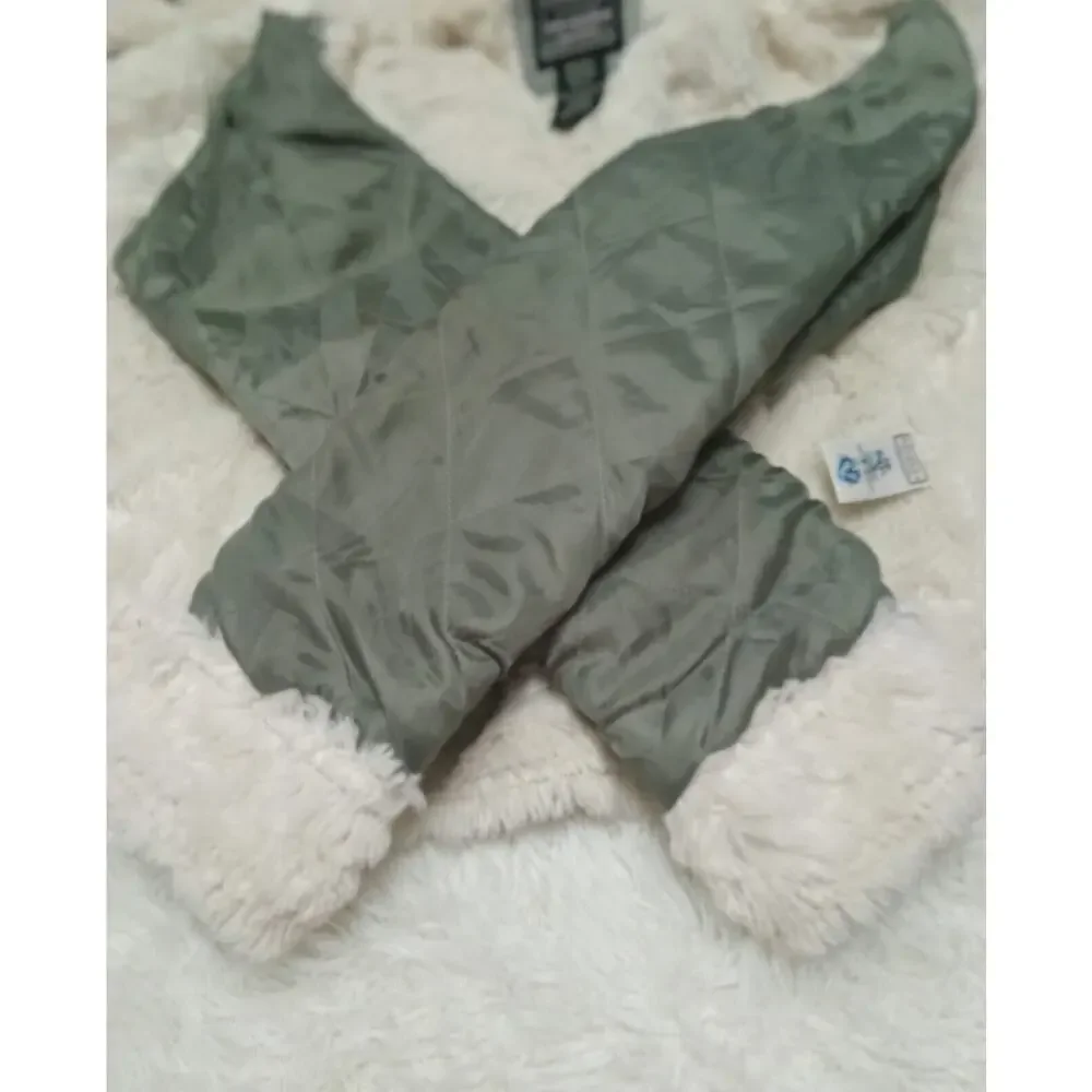 Arizona Jean Company Premium Denim Jacket Kids Youth Green Corduroy Sz M 10-12